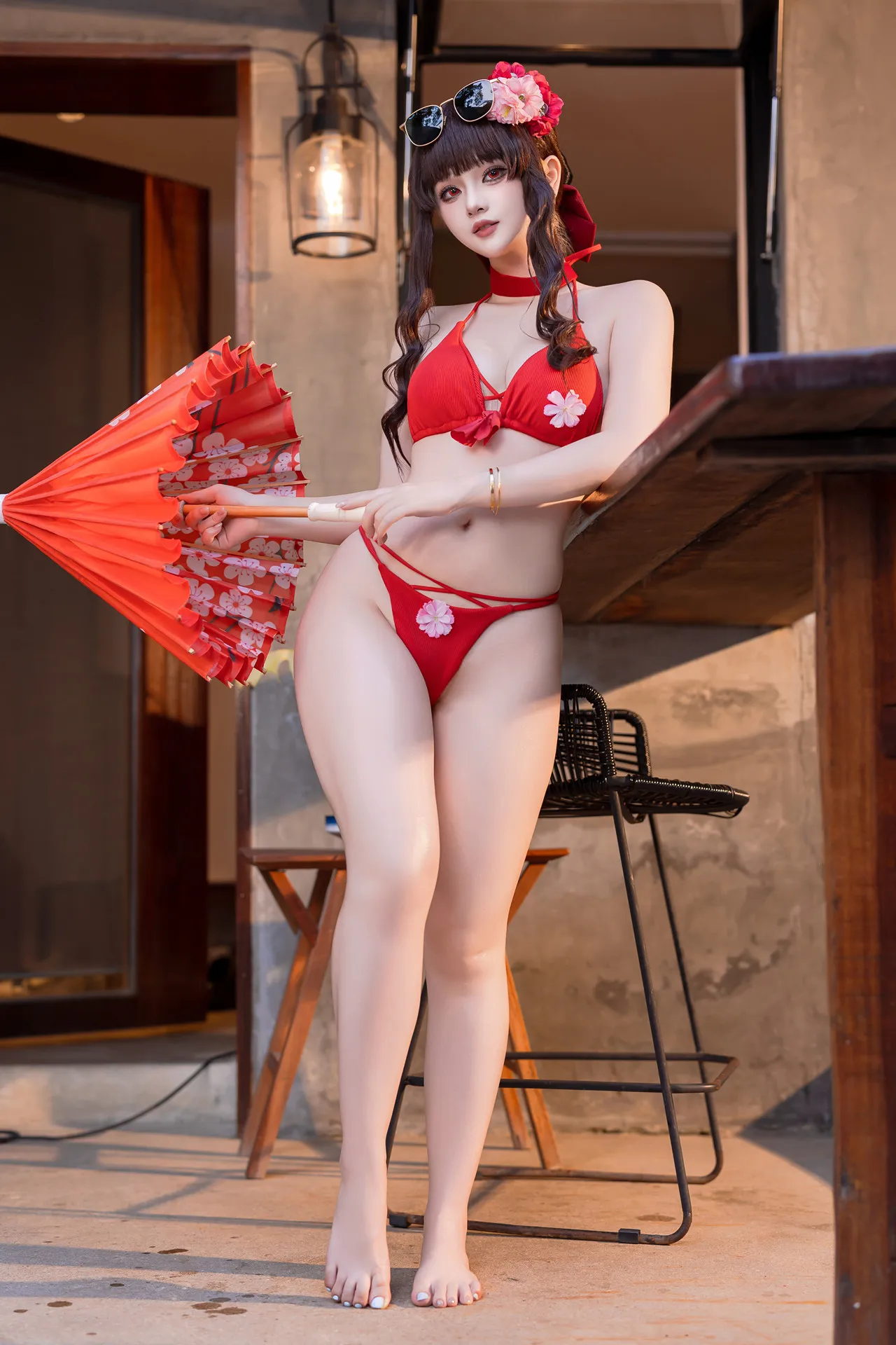 Cosplay 全集修正 屿鱼 樱花泳装 P.16