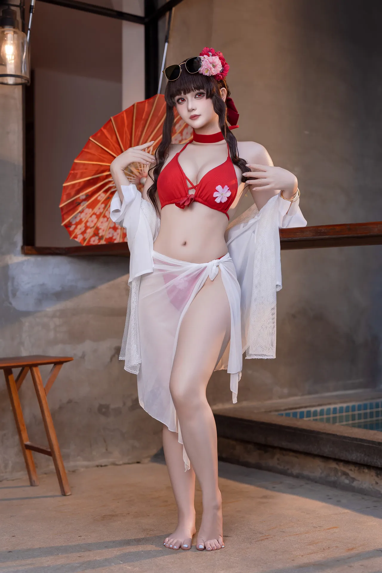 全集修正 樱花泳装 屿鱼 Cosplay P.3