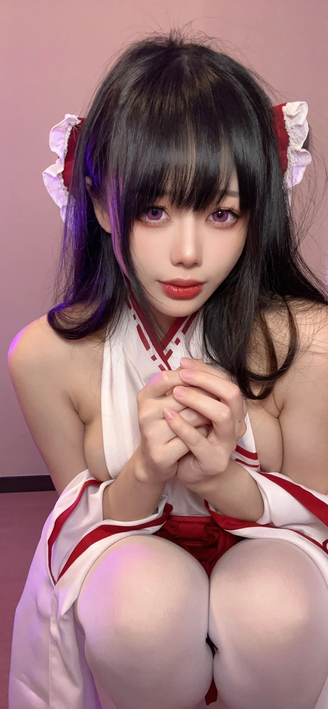 cosplayer写真 巫女的爱 九言 P.2