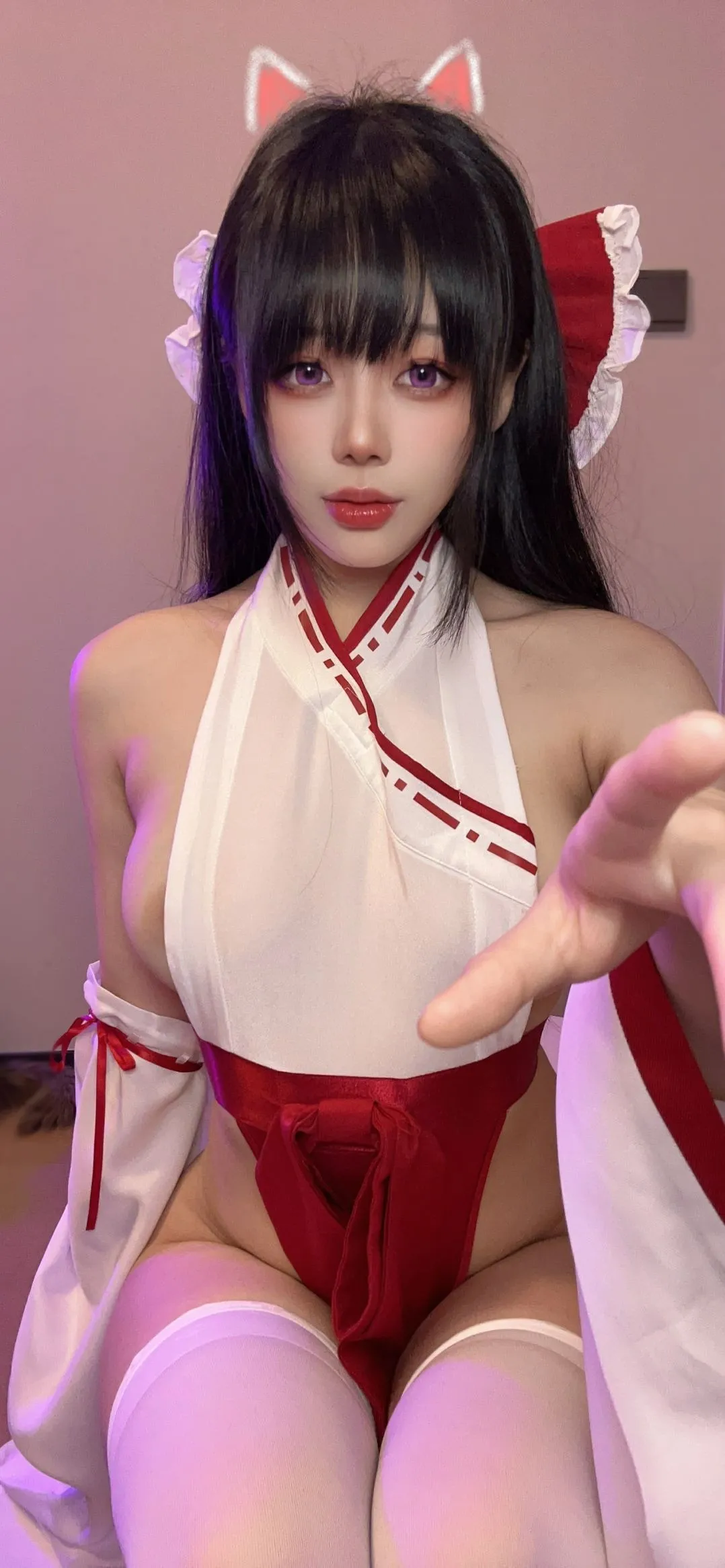 巫女的爱 cosplayer写真 九言 P.3