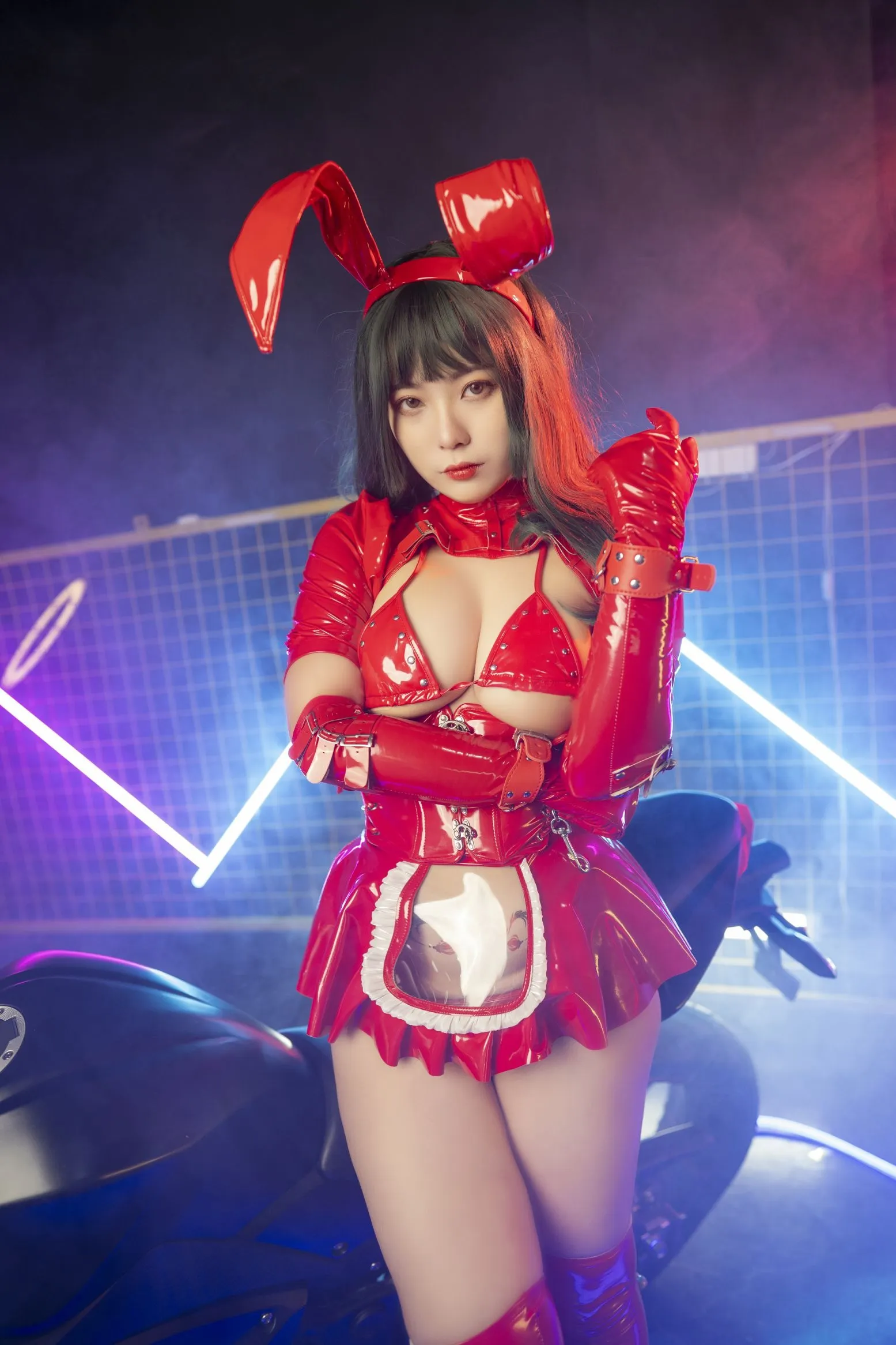_珏Dita cosplayer写真 暗黑兔女郎 P.2