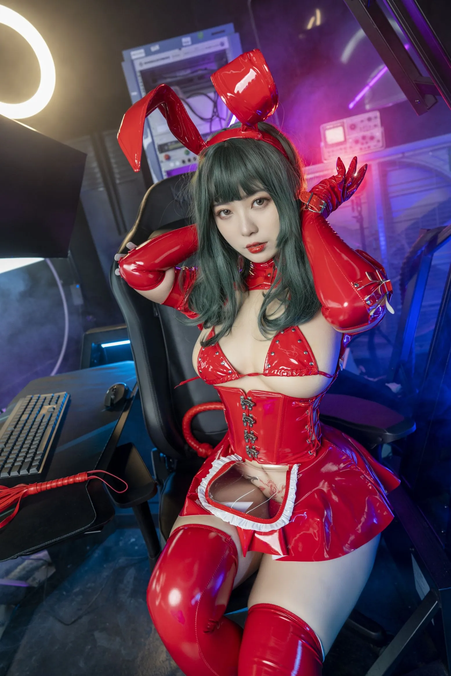 _珏Dita cosplayer写真 暗黑兔女郎 P.5