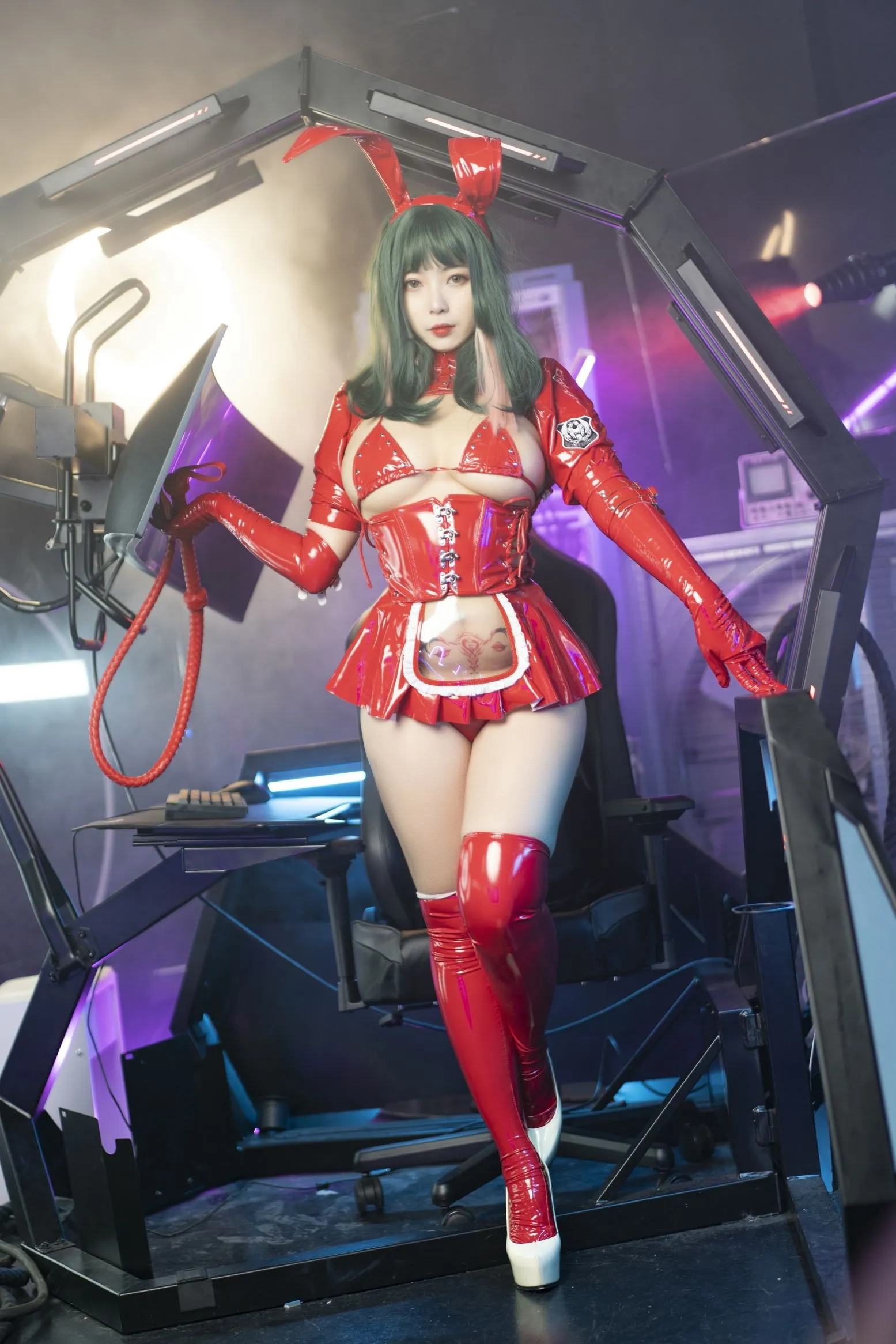 _珏Dita cosplayer写真 暗黑兔女郎 P.3