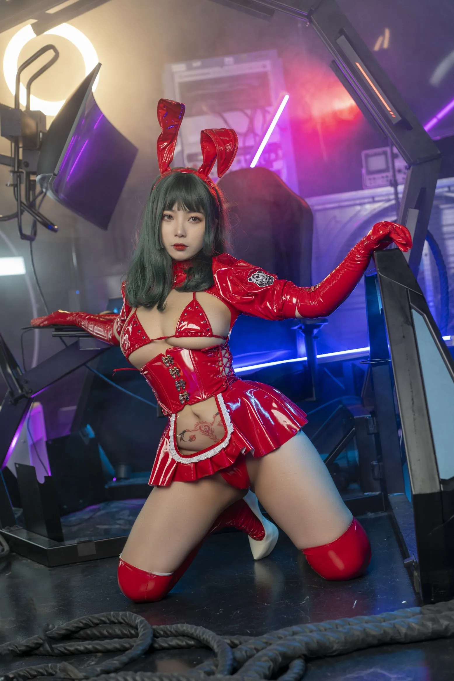 _珏Dita cosplayer写真 暗黑兔女郎 P.2