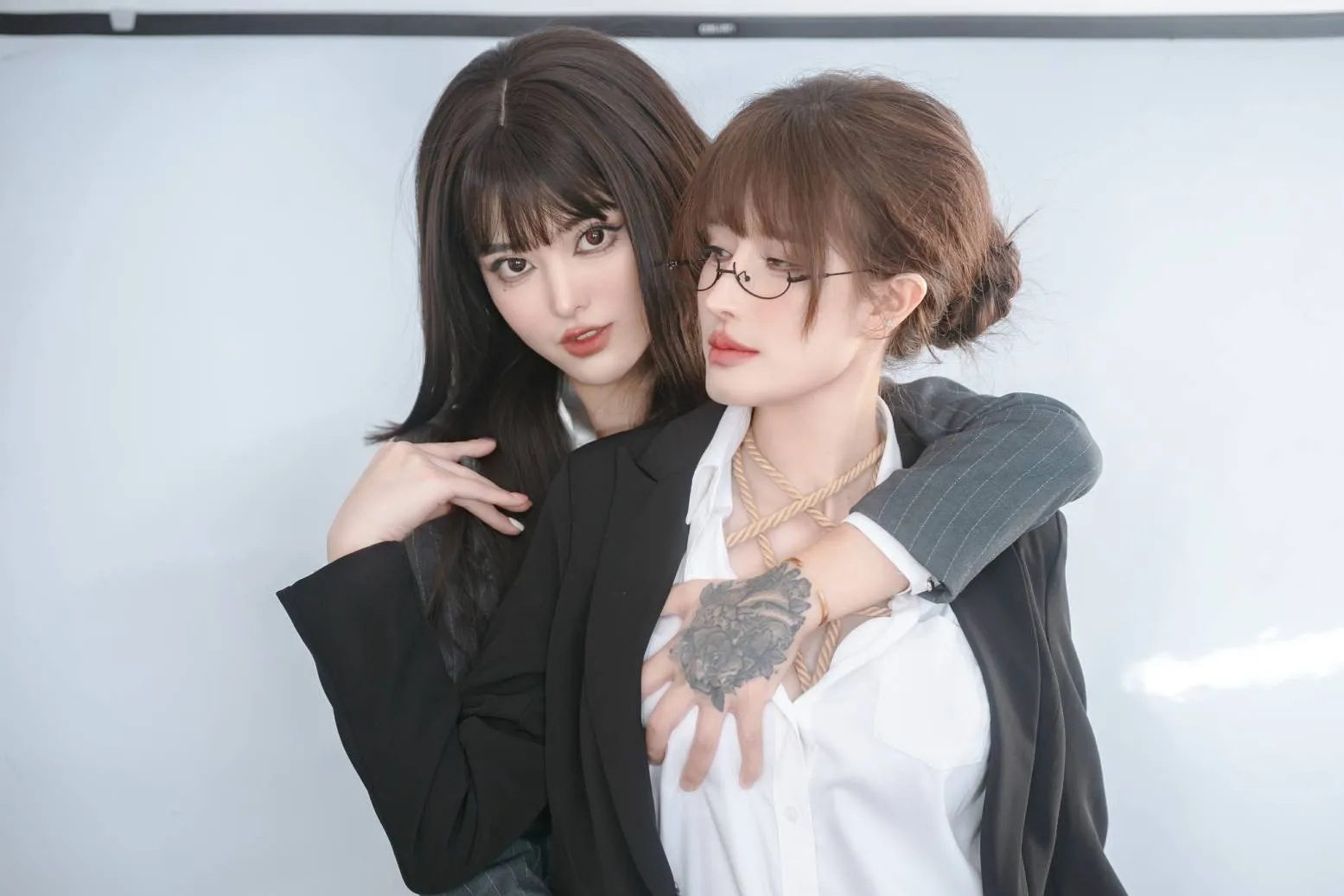 cosplayer写真 女上司和女下属 鹿八岁baby P.11