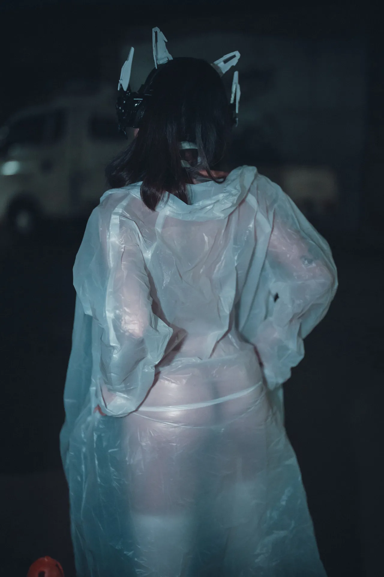 大佳玩 Set.2 DJAWA girl Masked raincoat 韩国写真 in Sonson P.6