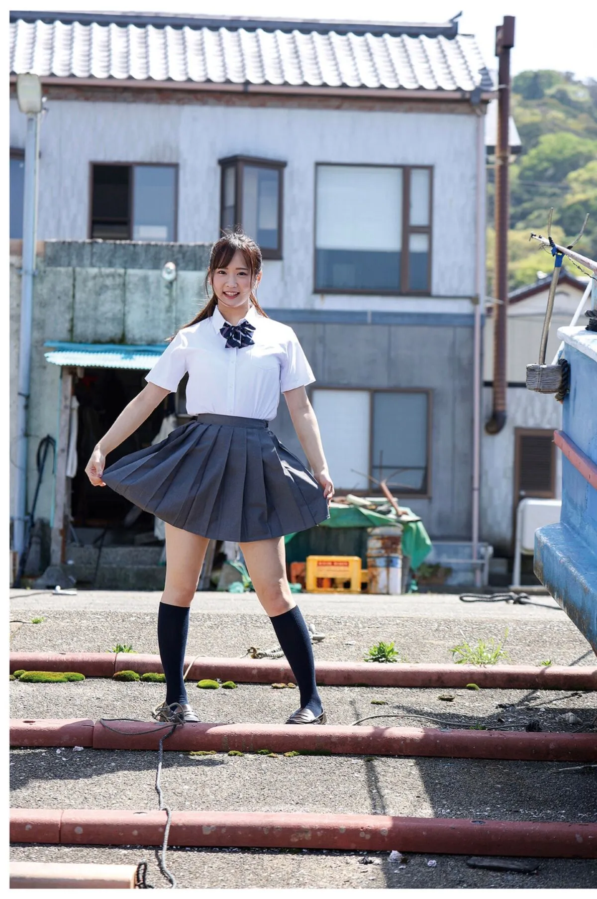 日本写真 写真集 全集修正 なるみ Narumi Part 风に包まれて Hirose P.7